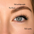 Camellia Wispy Press-On Pre-glued Cluster Lashes & Applicator False Eyelashes ONE V SALON