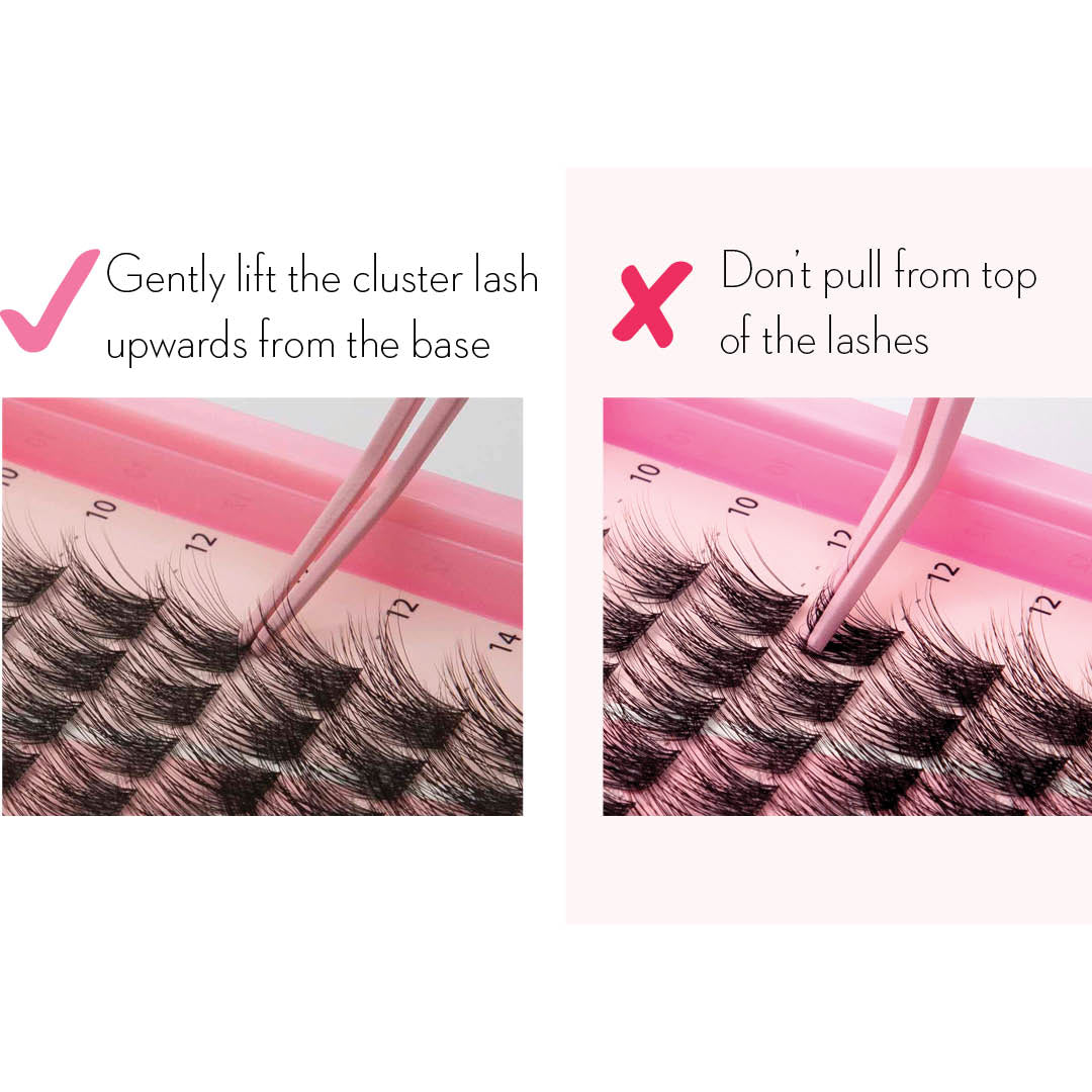 Miss Wispy - Dream Wave - 182 DIY Cluster lashes With Bond and Seal Kit False Eyelashes ONE V SALON