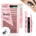 Miss Wispy Cluster Lashes - Dream Wave - 182 DIY Cluster lashes Complete Kit False Eyelashes ONE V SALON