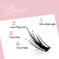 Miss Wispy Cluster Lashes - Vixen Complete Kit False Eyelashes ONE V SALON