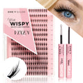 Miss Wispy Cluster Lashes - Vixen Wisp With Bond and Seal Kit False Eyelashes ONE V SALON