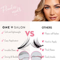 Miss Wispy Cluster Lashes - Petite Vixen Wisp with Bond and Seal Kit False Eyelashes ONE V SALON