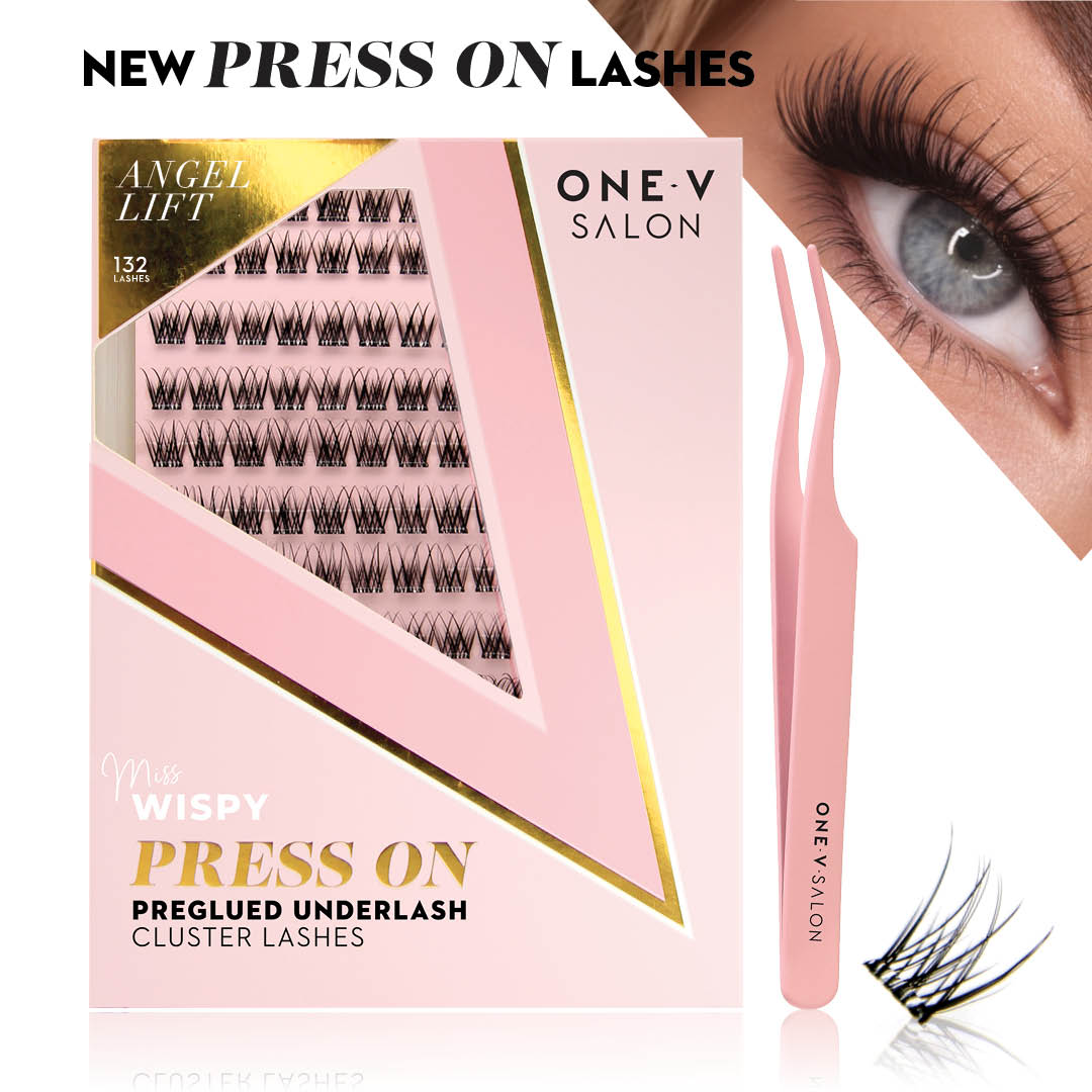 Angel Lift On Pre-glued Under-lashes Cluster Lashes & Applicator False Eyelashes ONE V SALON