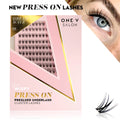 Dream Wave Press On Preglued Under-lashes Cluster Lashes False Eyelashes ONE V SALON
