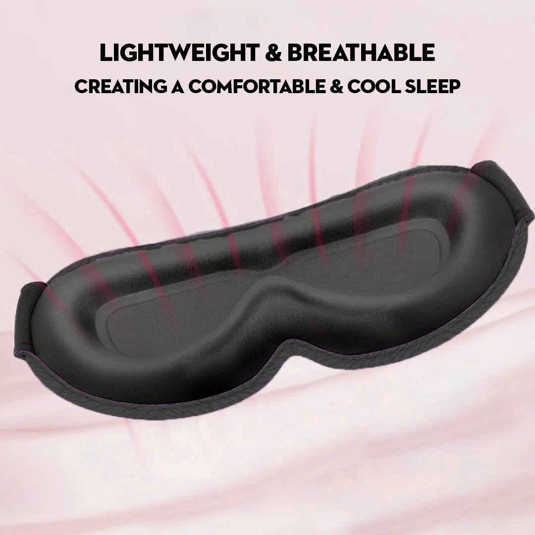 Protective Eyelash Contoured Sleep Mask eye mask ONE V SALON