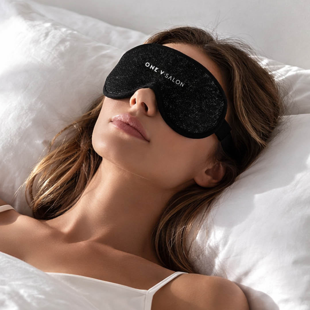 Protective Eyelash Contoured Sleep Mask eye mask ONE V SALON