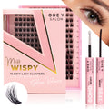 Luxe 3D Flawless -Glam Volume - 154 DIY Cluster Lashes with Bond & Seal Kit False Eyelashes ONE V SALON