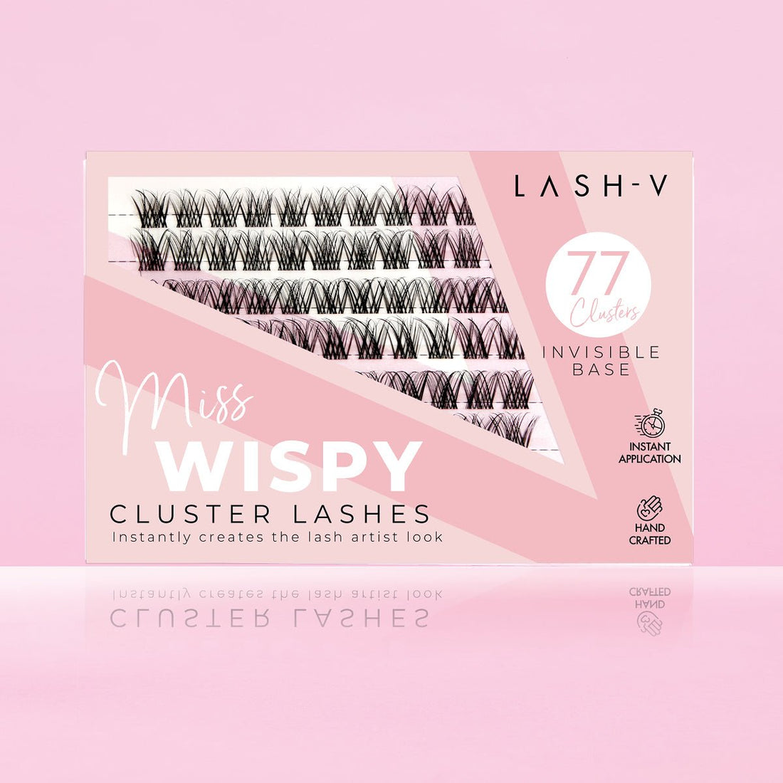 Miss Wispy Cluster Lashes - 77 Clusters False Eyelashes LASH V   