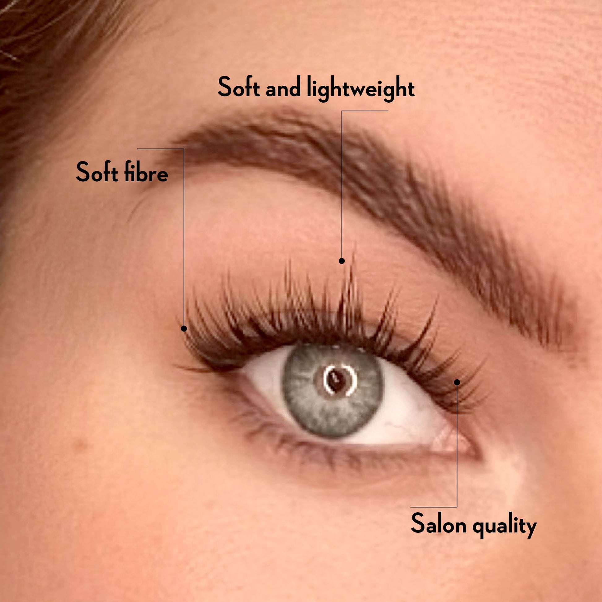 Miss Wispy Cluster Lashes - Cloud 9 - 140 DIY Cluster lashes Complete Kit False Eyelashes ONE V SALON