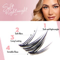 Miss Wispy - Cloud 9 Animate Wispy - 140 DIY Cluster Lashes with Bond and Seal Kit False Eyelashes ONE V SALON