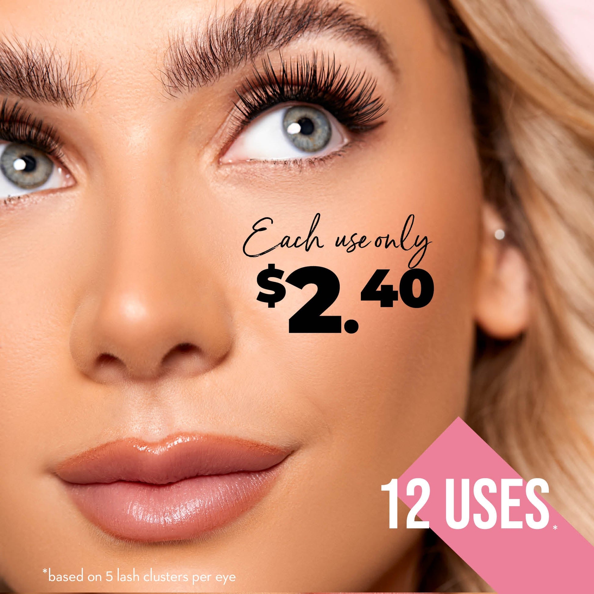 Miss Wispy - Cloud 9 Animate Wispy - 140 DIY Cluster Lashes with Bond and Seal Kit False Eyelashes ONE V SALON