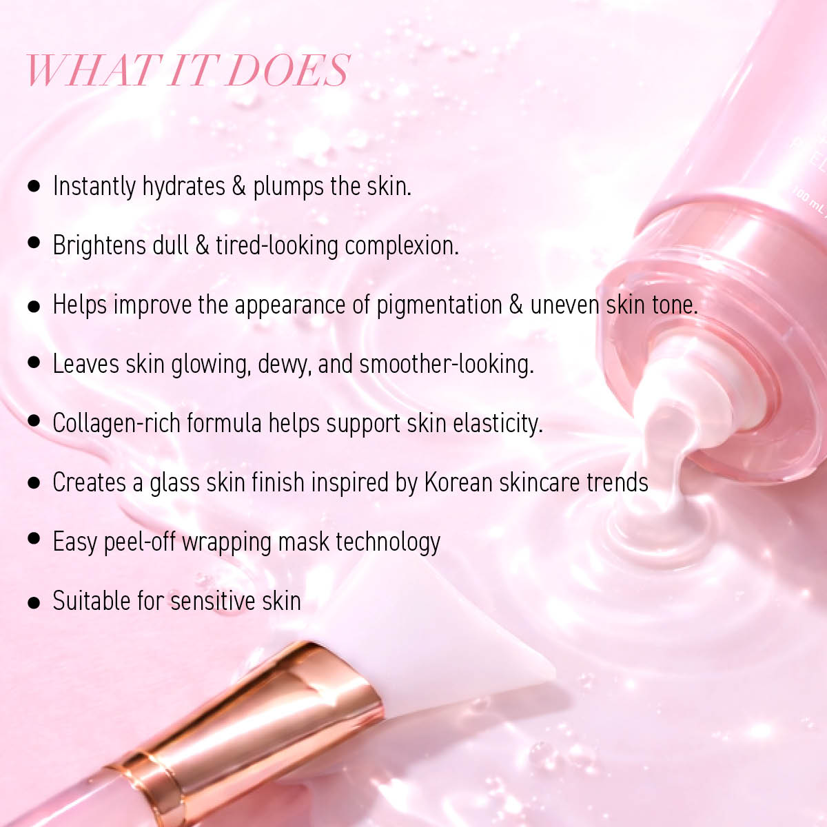 Brightening Wrapping Peel-Off Mask with Collagen | 100ml face mask ONE V SALON
