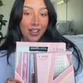 Luxe 3D Flawless -Glam Volume - 154 DIY Cluster Lashes Complete Kit False Eyelashes One V Salon