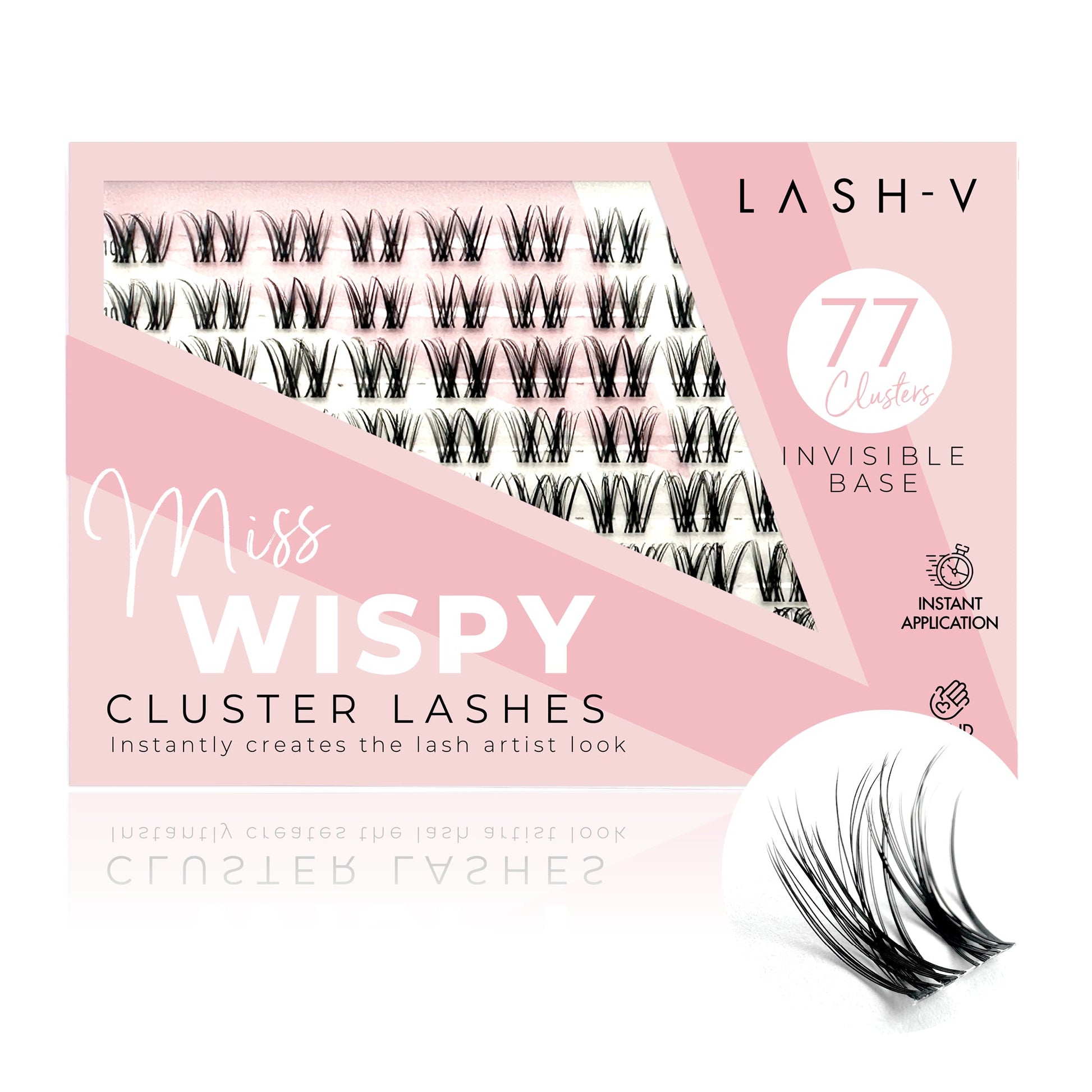 Miss Wispy Cluster Lashes - 77 Clusters False Eyelashes OneVSalon   