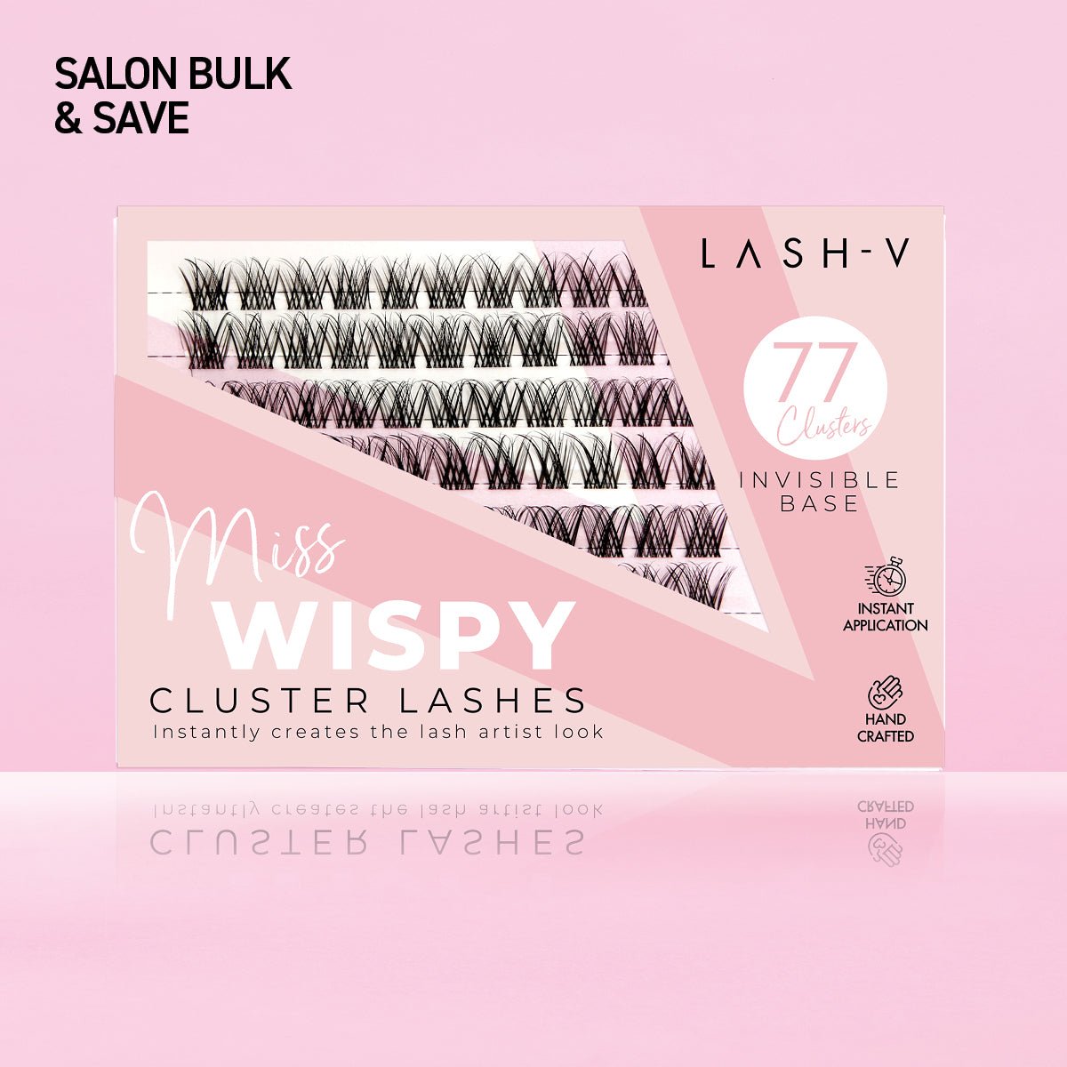 Miss Wispy Cluster Lashes - 77 Clusters False Eyelashes OneVSalon   
